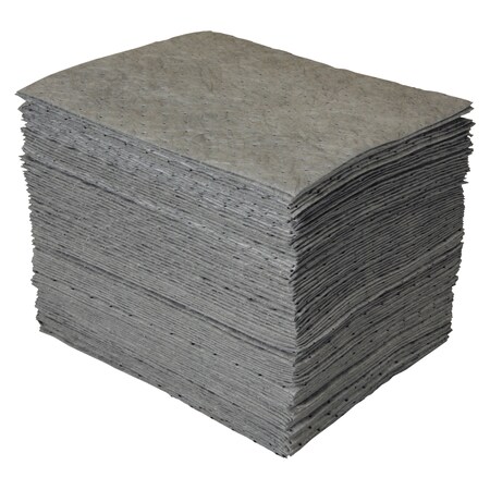 Spc GP MAXX Enhanced Sorbent Pads, .25gal, 15w x 19l, Gray, PK100 GP100